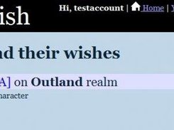 Listing of your alts and wishes you've made