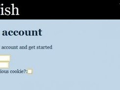 Registering an account