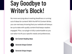 WP AI Content Writer Screenshot 1