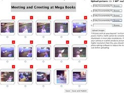 Creating a new Album Step 2: Upload pics, choose thumbnail