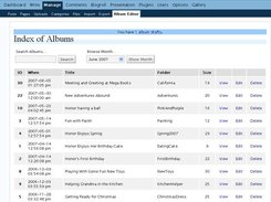 Administering your albums
