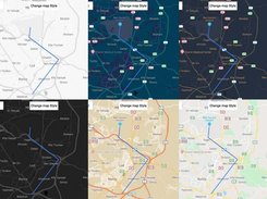 Six Map Routes Themes