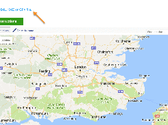 Route Showing Location Taken from GPS Navigation Device