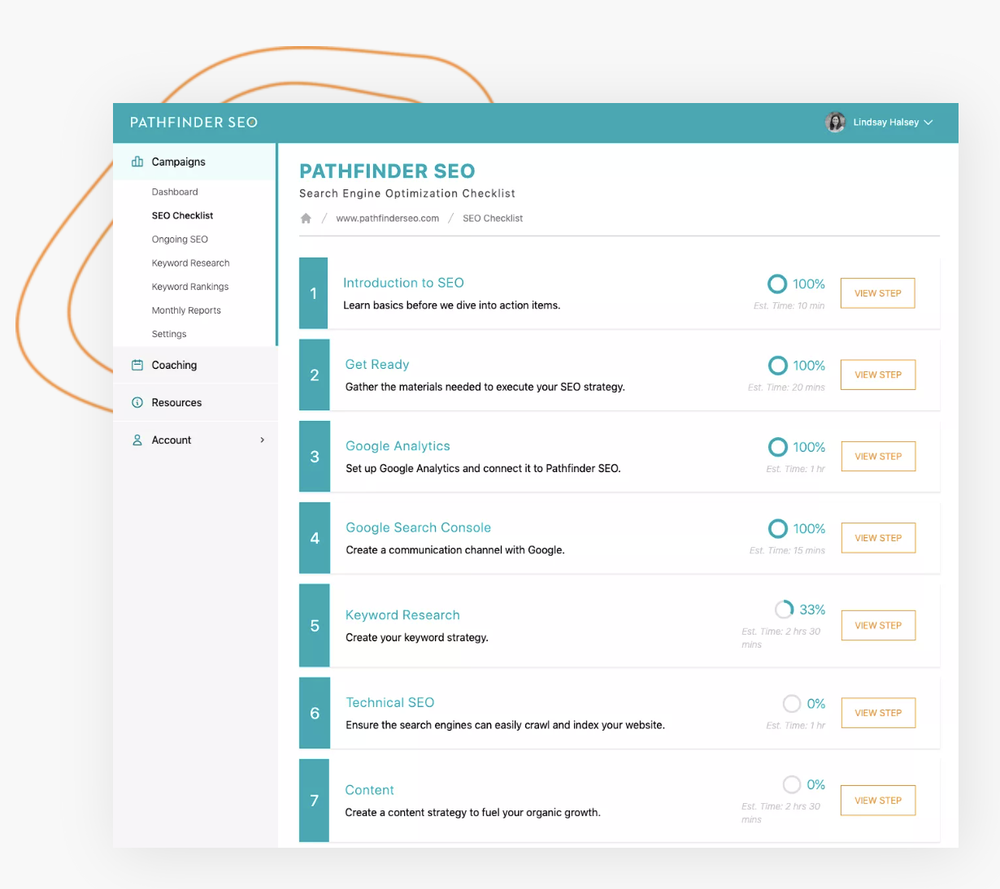 Pathfinder SEO Screenshot 1