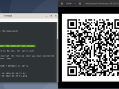 Starting with 20.11.26 you can export your wifi credentials to a QR code for easy importing on compatible devices