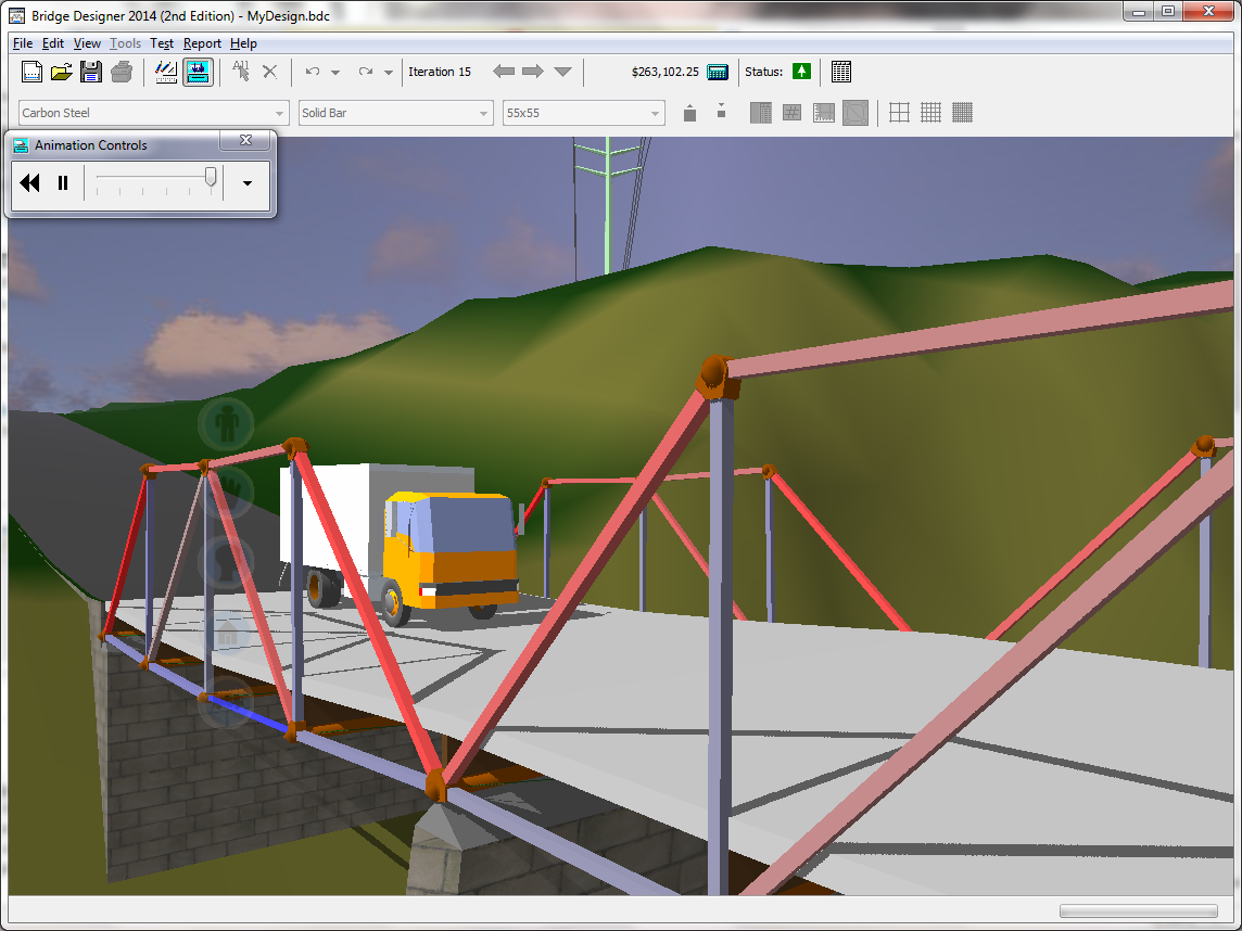 Bridge Designer 2016 Cheapest Bridge Tutorial