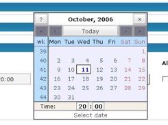 Write Post > Event Editor, Popup calendar (3.1._pre16)