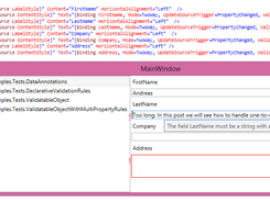 Error Messages from DataAnnotations