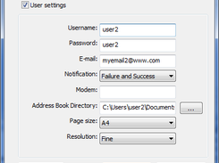 Single user settings