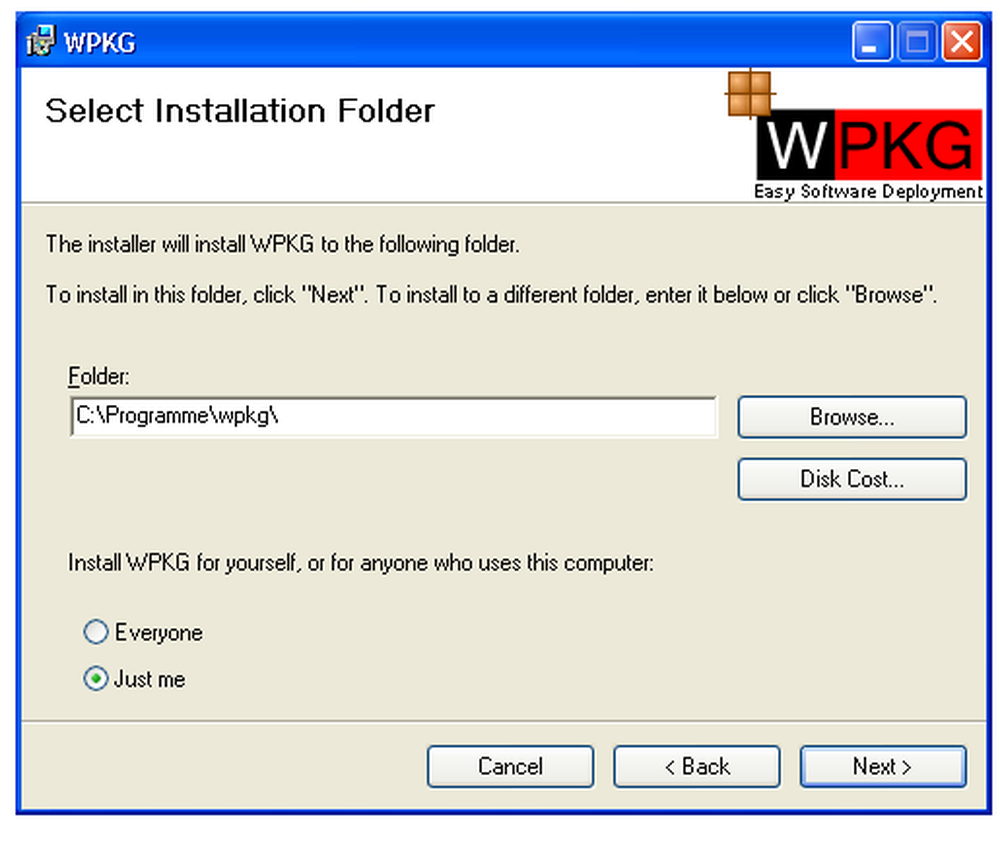WPKG Screenshot 1