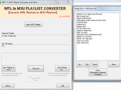 Playlist Viewer and Editor