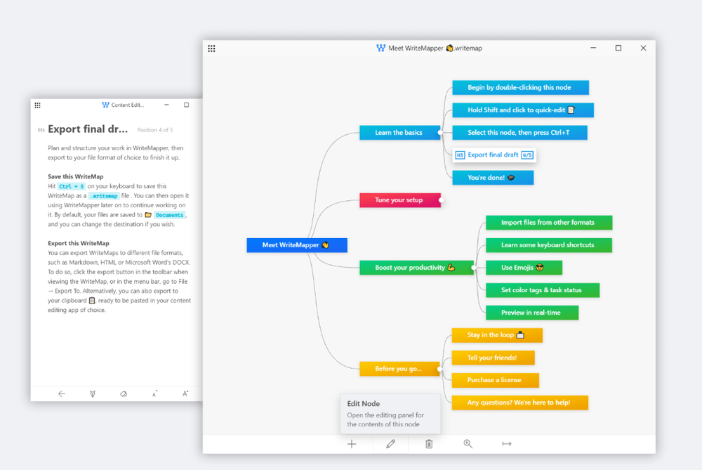 WriteMapper Screenshot 1