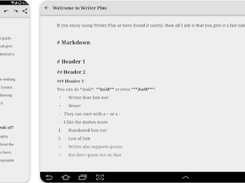 Writer Plus Screenshot 2