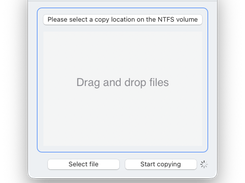 Writing to NTFS Screenshot 1