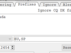 Prefixes filtering