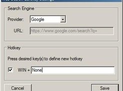 Settings dialog