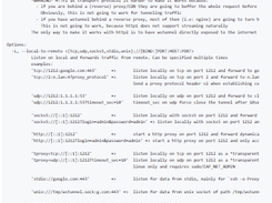 Wstunnel Screenshot 1
