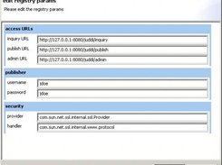 change the registry (current juddi @ localhost)