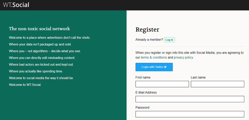 WT.Social Screenshot 1