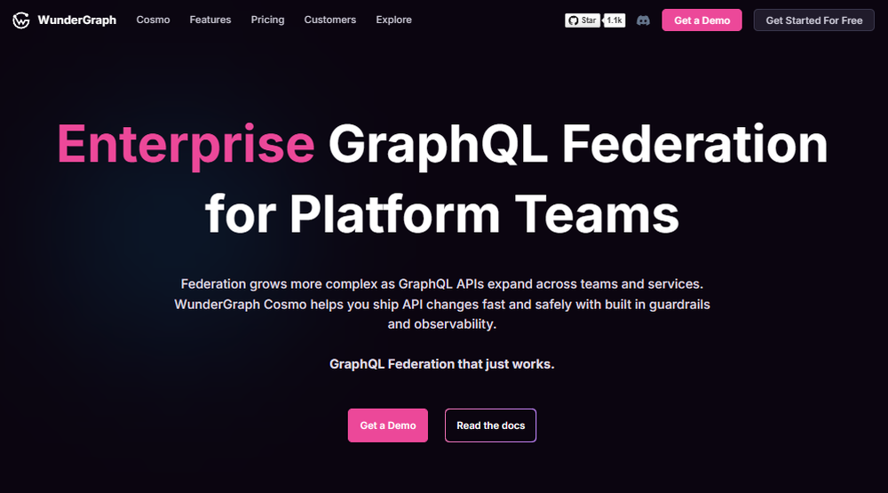 WunderGraph Cosmo Screenshot 1