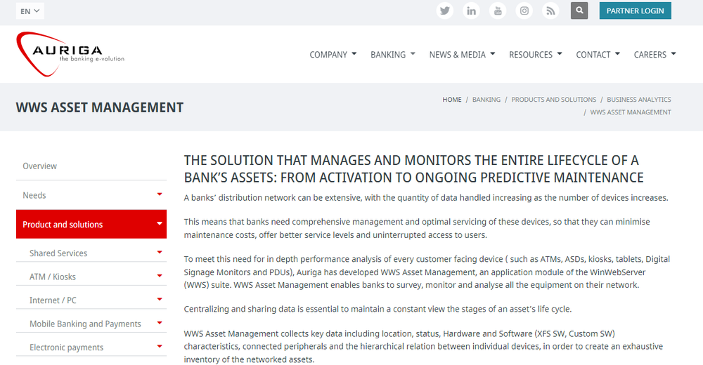 WWS Asset Management Screenshot 1
