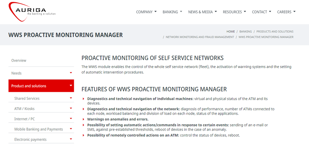 WWS Proactive Monitoring Manager Screenshot 1