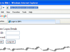 Logon screen