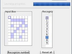 wxANN - Dialog for recognizing digital numbers