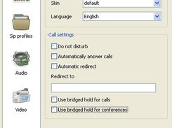 Configuration dialog