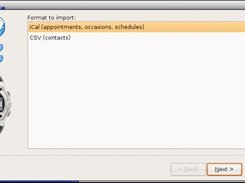 Import wizard