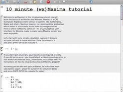 wxMaxima - Mac OS X