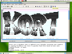 wxMEdit - view ASCII-Art file under FreeBSD