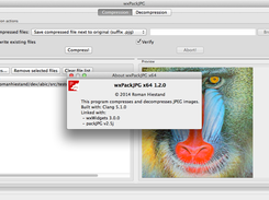 wxPackJPG 1.2 running on OS X