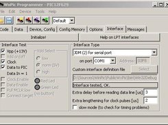 Programer Interface Panel