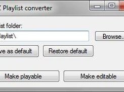 WZ Playlist Converter Screenshot 1
