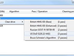 x_Cleaner. Choosing algorithm.