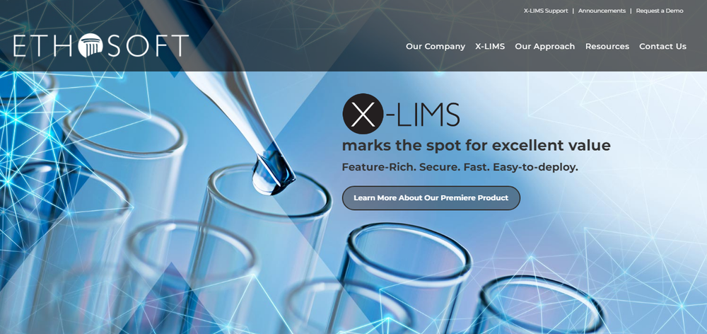 X-LIMS Screenshot 1