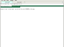 Editor with tabs