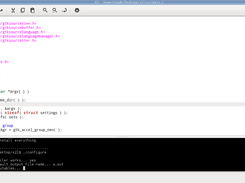 Syntax highlighting and terminal