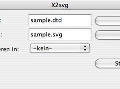 X2svg gui in DE locale