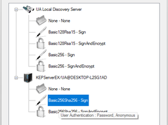 Optional OPC UA Endpoints