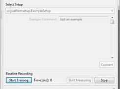 Graphical user interface to control xAffect