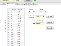 AMix Summary Screen