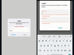 Xamarin MvvmCross Pop-ups Demo Screenshot 1