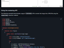 XAML-Math Screenshot 1