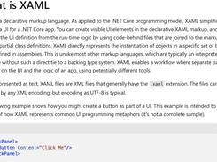 XAML Screenshot 1