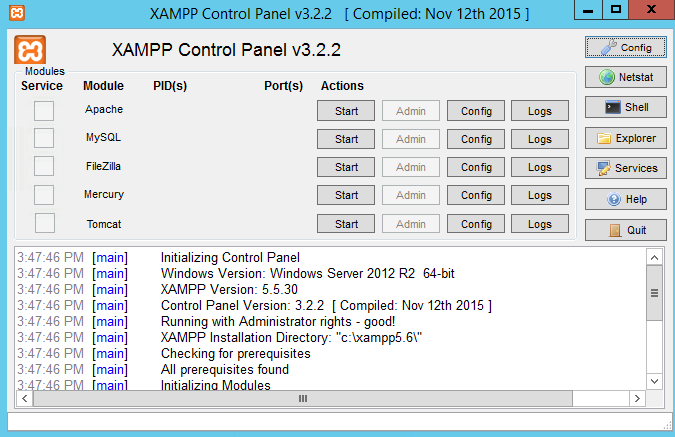 old version xampp control panel v3.2.1 download free