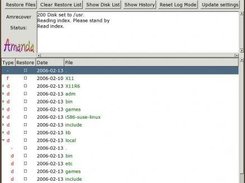 XAmrecover main window