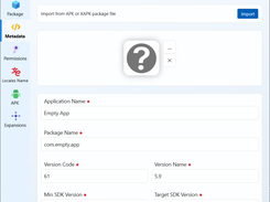 XAPK Packaging Tool Screenshot 1
