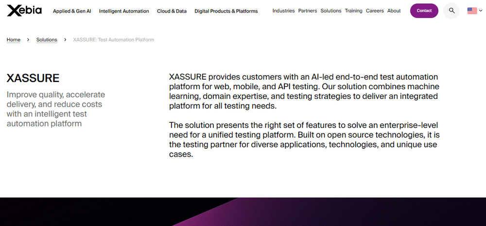 XASSURE Screenshot 1